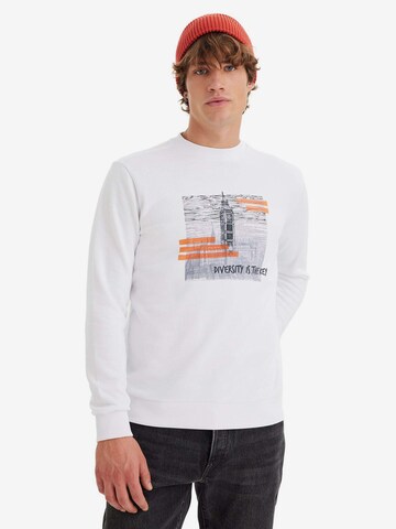WESTMARK LONDON Sweatshirt 'London Diversity' in Wit: voorkant
