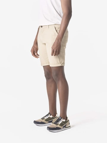 KOROSHI regular Lærredsbukser i hvid