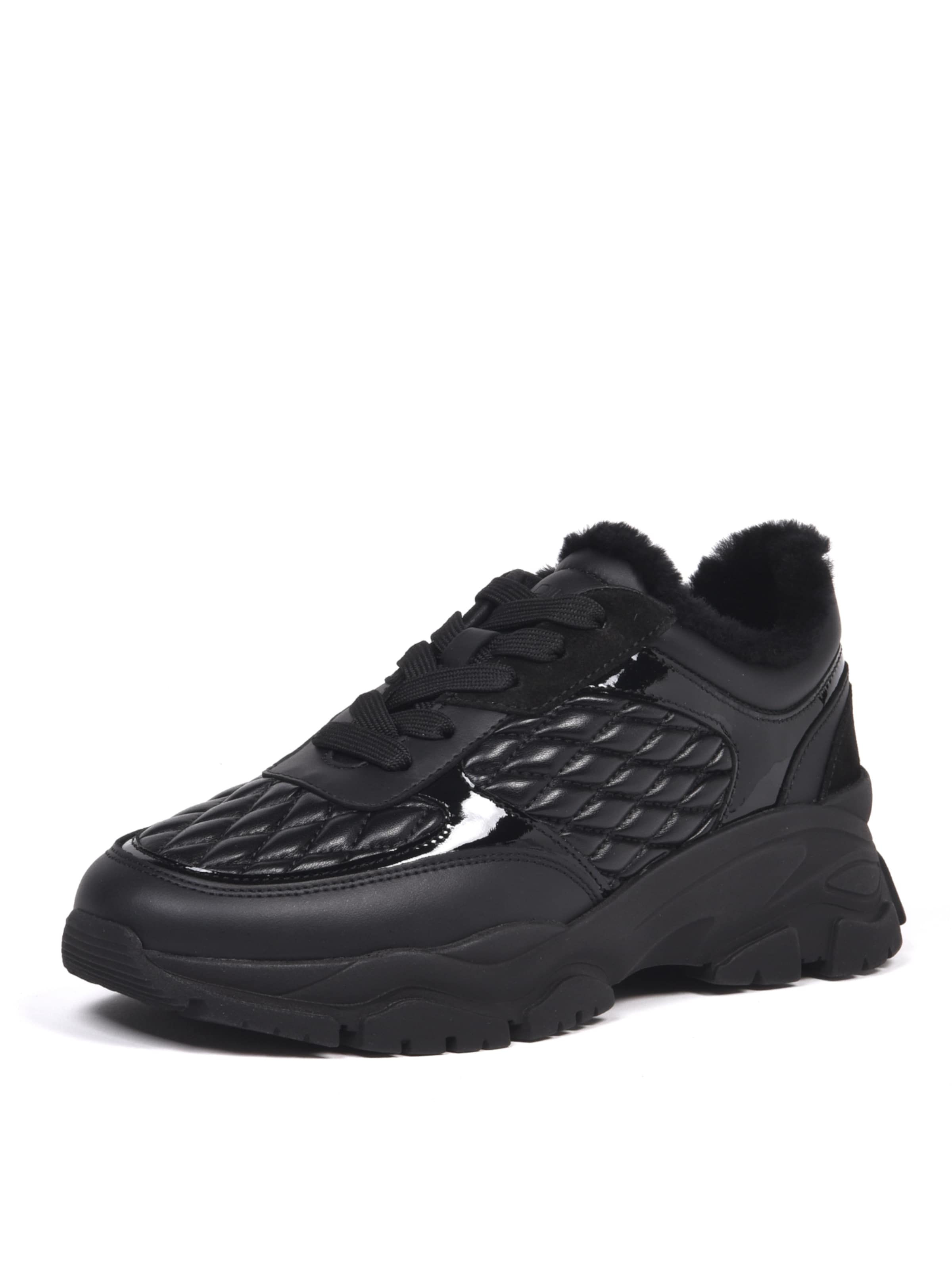 BALDININI Sneakers laag in Zwart: voorkant