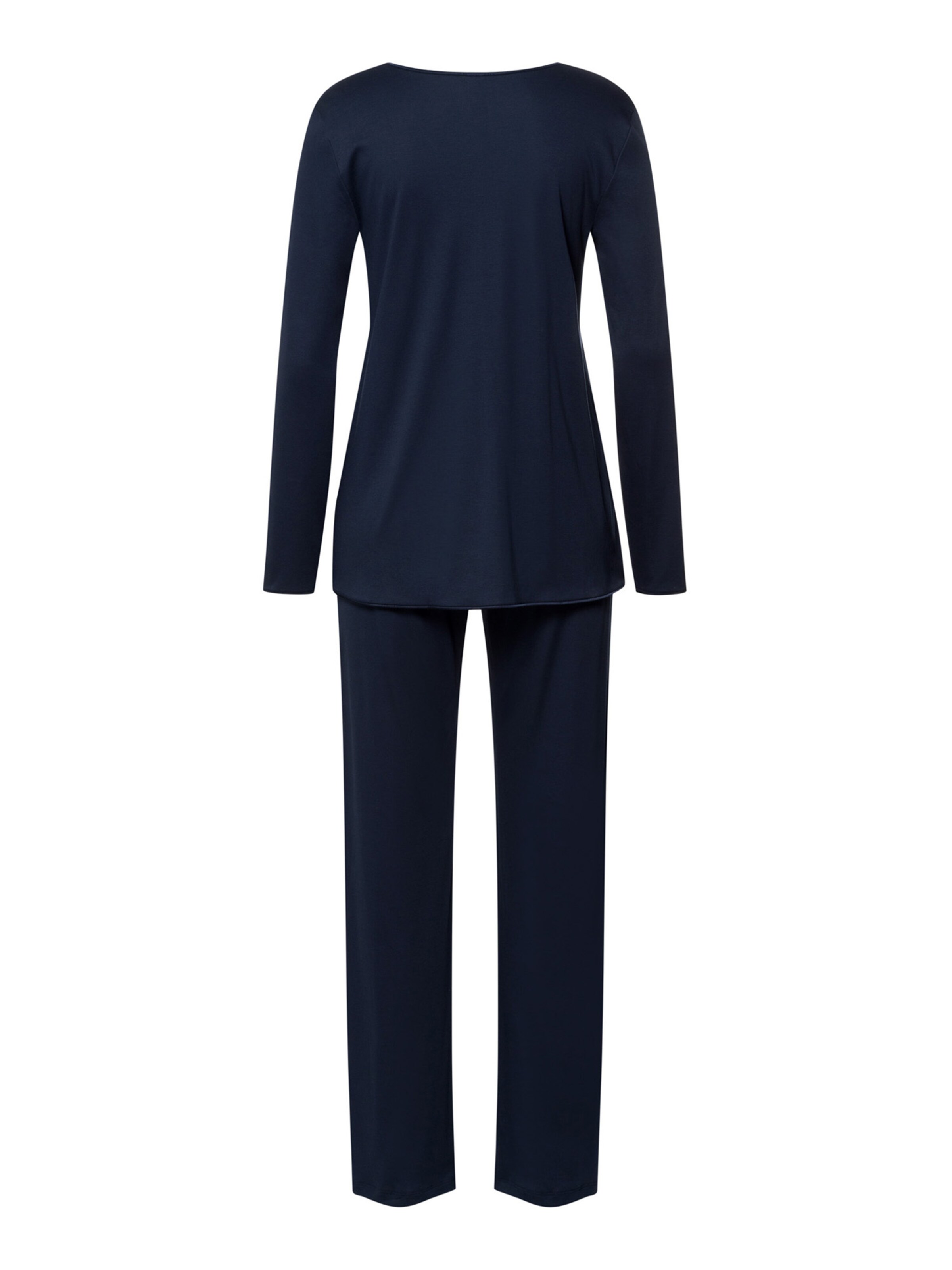Hanro Pyjama in Blauw