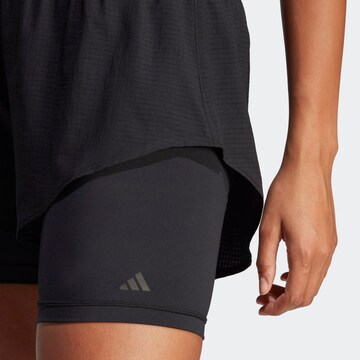 ADIDAS PERFORMANCE Regular Sportshorts 'Hiit Heat.Rdy 2-In-1' in Schwarz