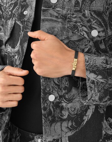Bracelet 'PLEIN ENIGMA' Philipp Plein Jewellery en noir