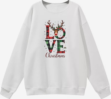 Pull-over GORHEY en blanc : devant