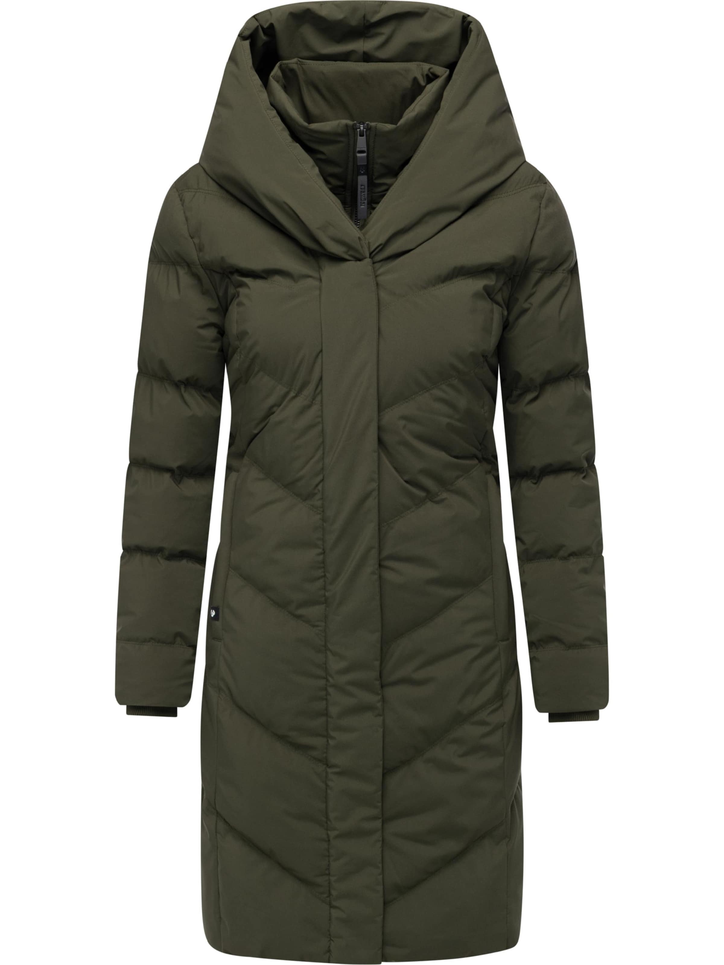 Ragwear Winter coat 'Natalka' in Green: front