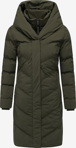 Manteau d’hiver 'Natalka' Ragwear en vert : devant