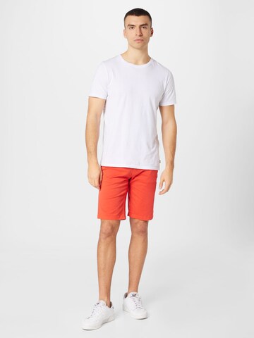 BLEND רגיל מכנסיים באדום