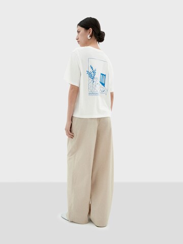 Maglietta 'Lucia' di Thinking MU in bianco