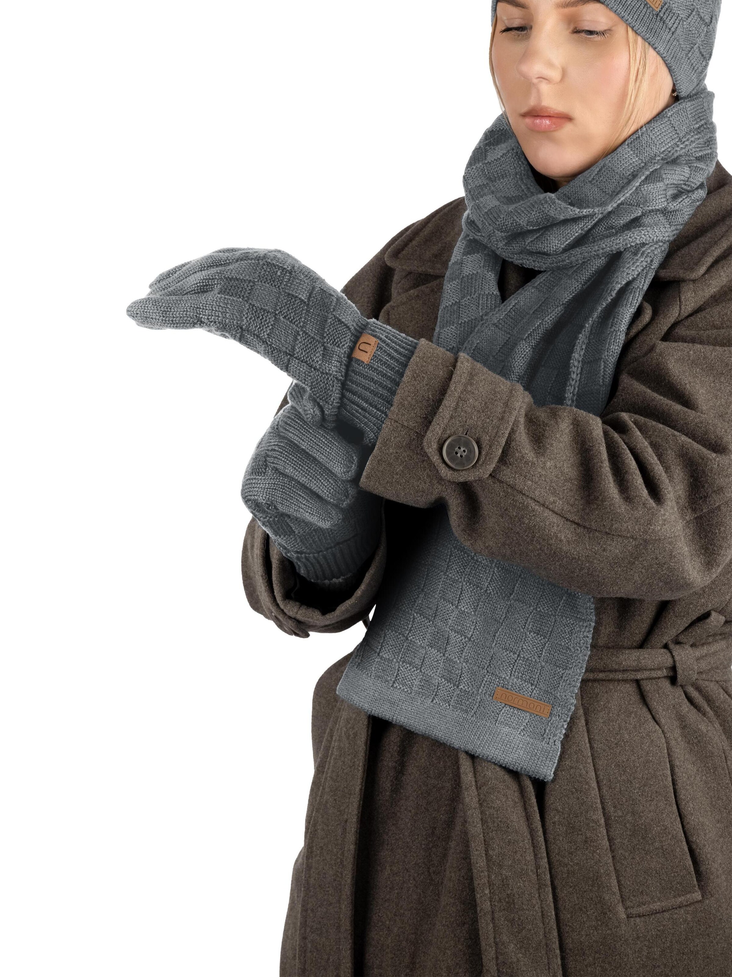 normani Full finger gloves 'Yuma' in Grey