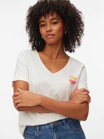 VERO MODA Tričko 'VMKANYA' - Biela: predná strana