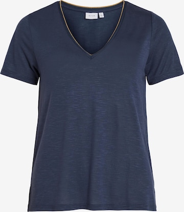 VILA - Camisa 'NOEL' em azul: frente