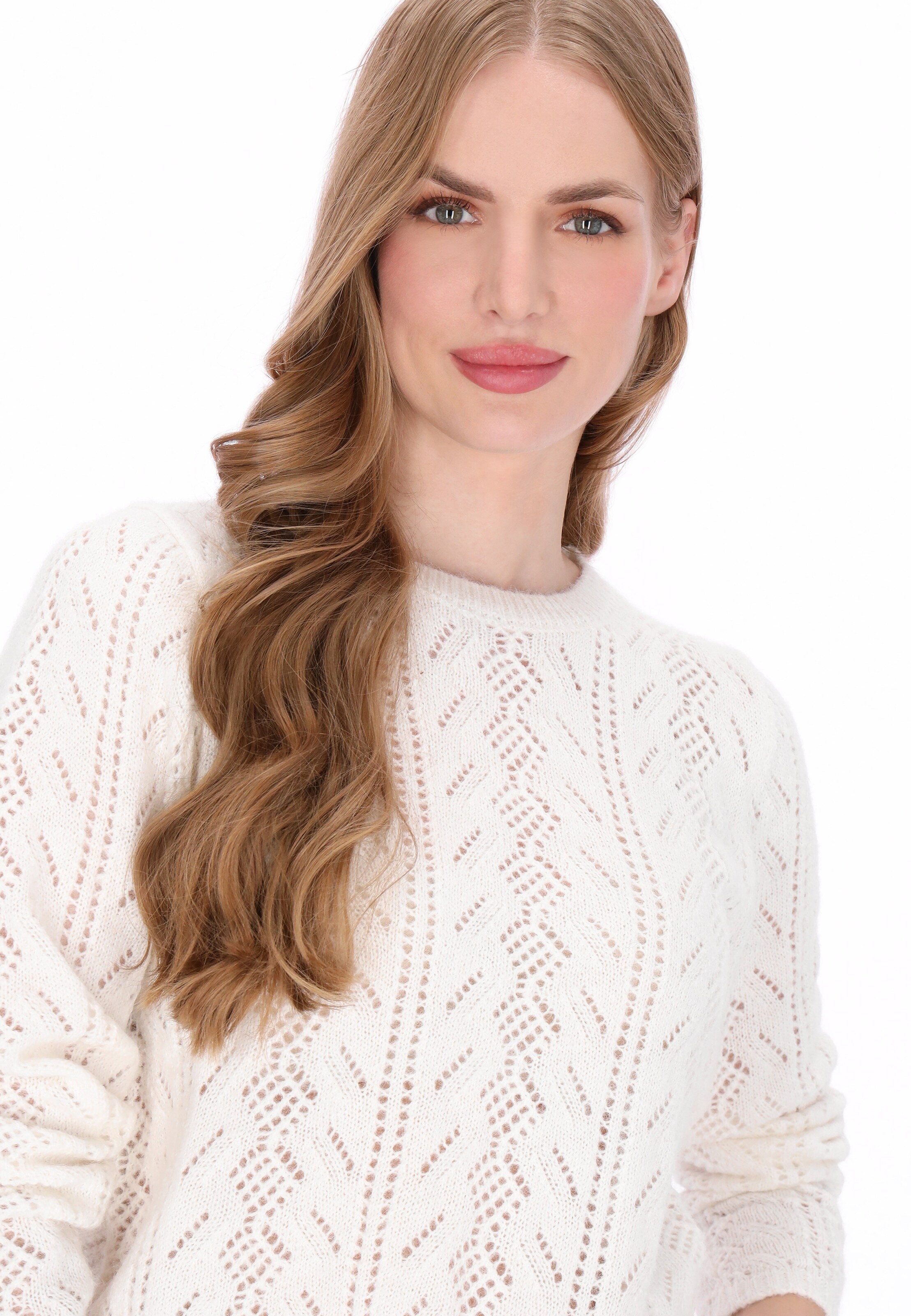 DreiMaster Vintage - Pullover 'Vintage' em branco