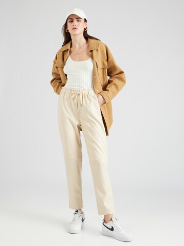 Molly BRACKEN Regular Trousers in Beige