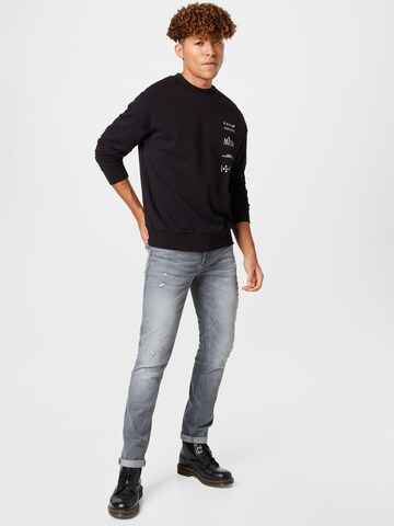 JACK & JONES Sweatshirt 'MIND' in Black