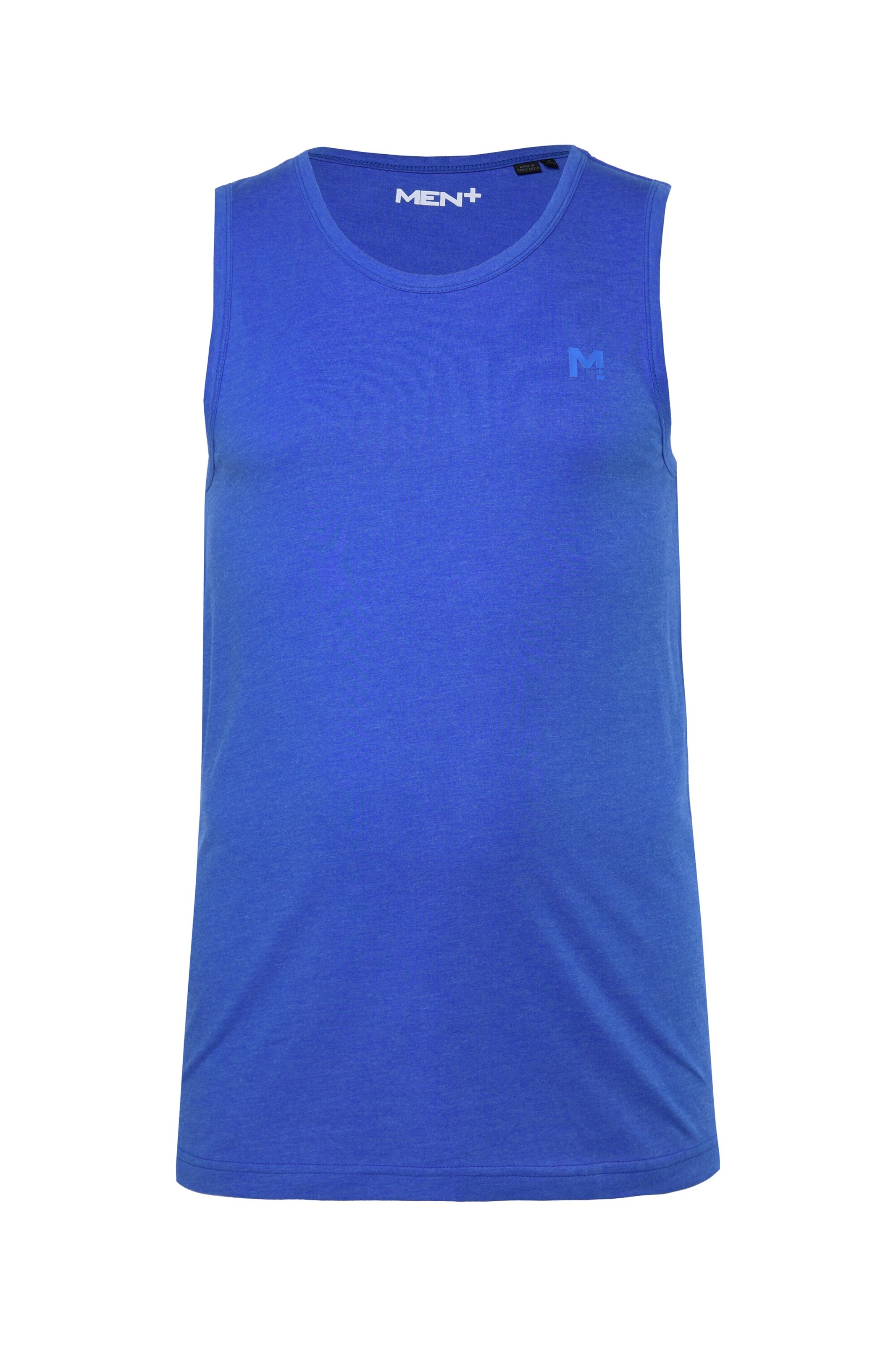 Men Plus Shirt in Blau: Vorderseite