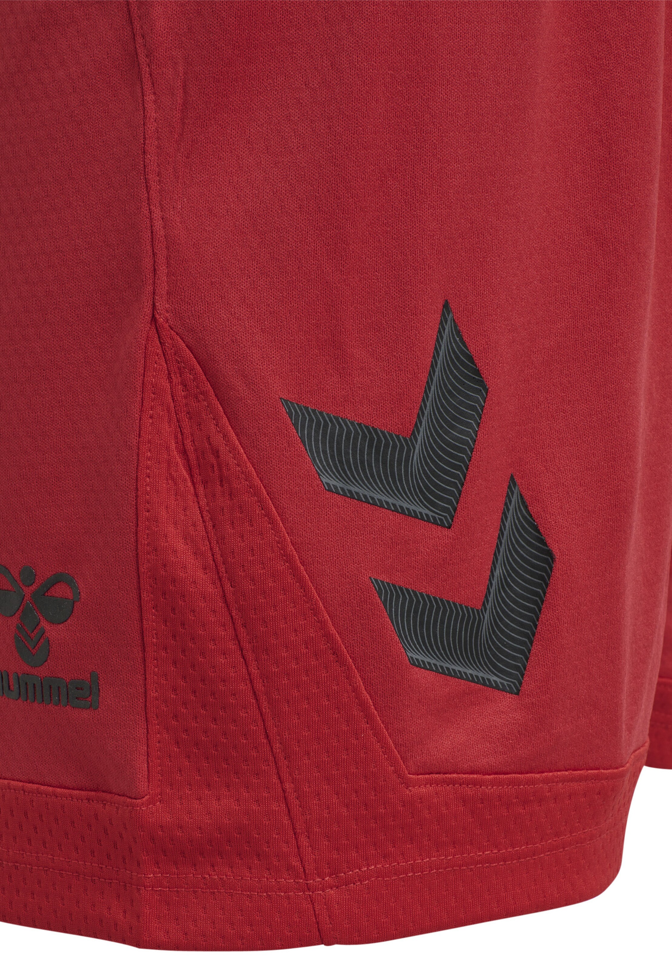 Hummel Regular Workout Pants in Red