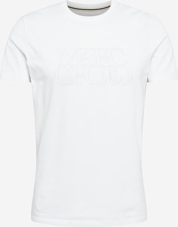 T-Shirt Marc O'Polo en blanc : devant