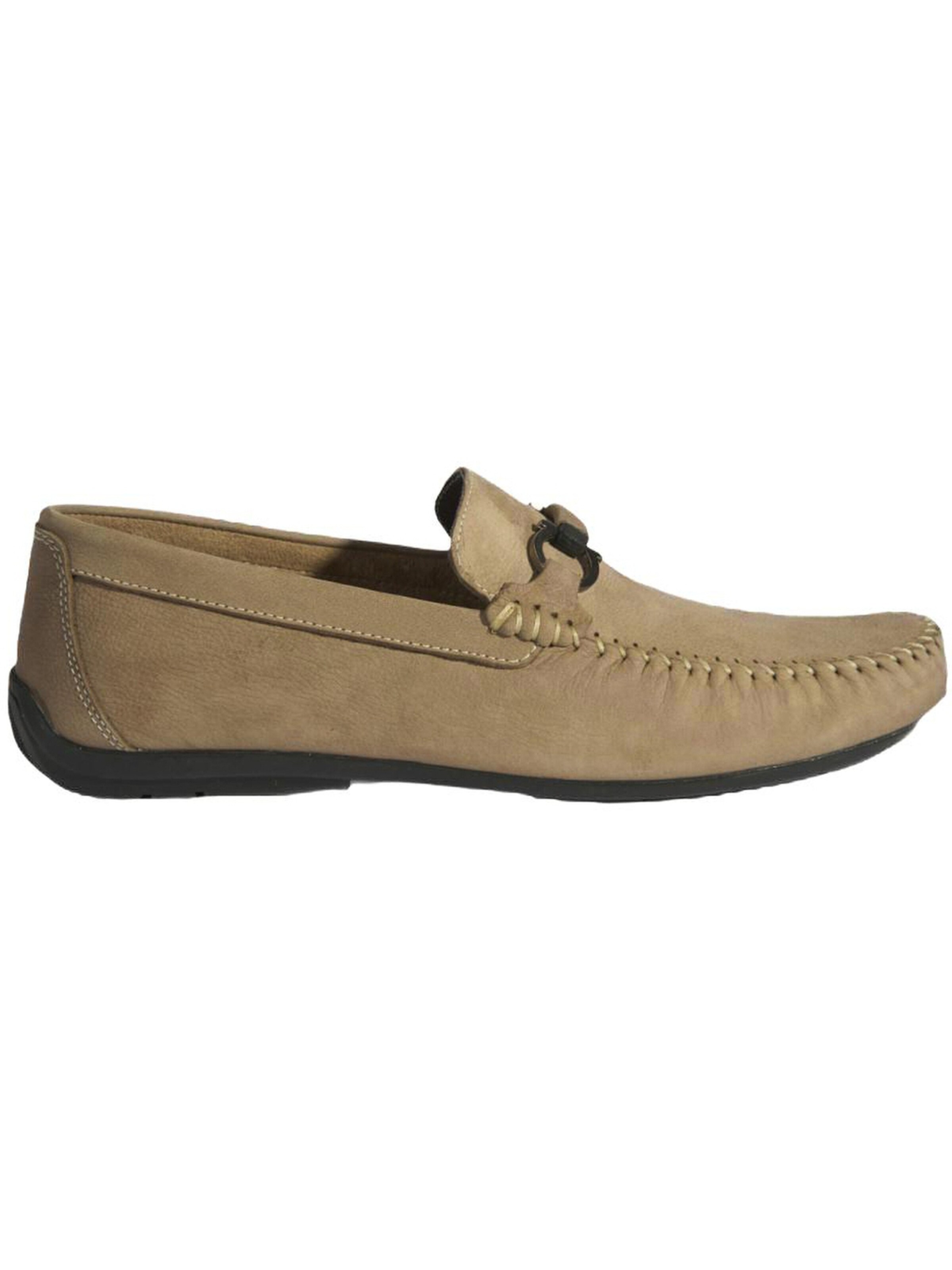Desa Moccasins in Brown: front