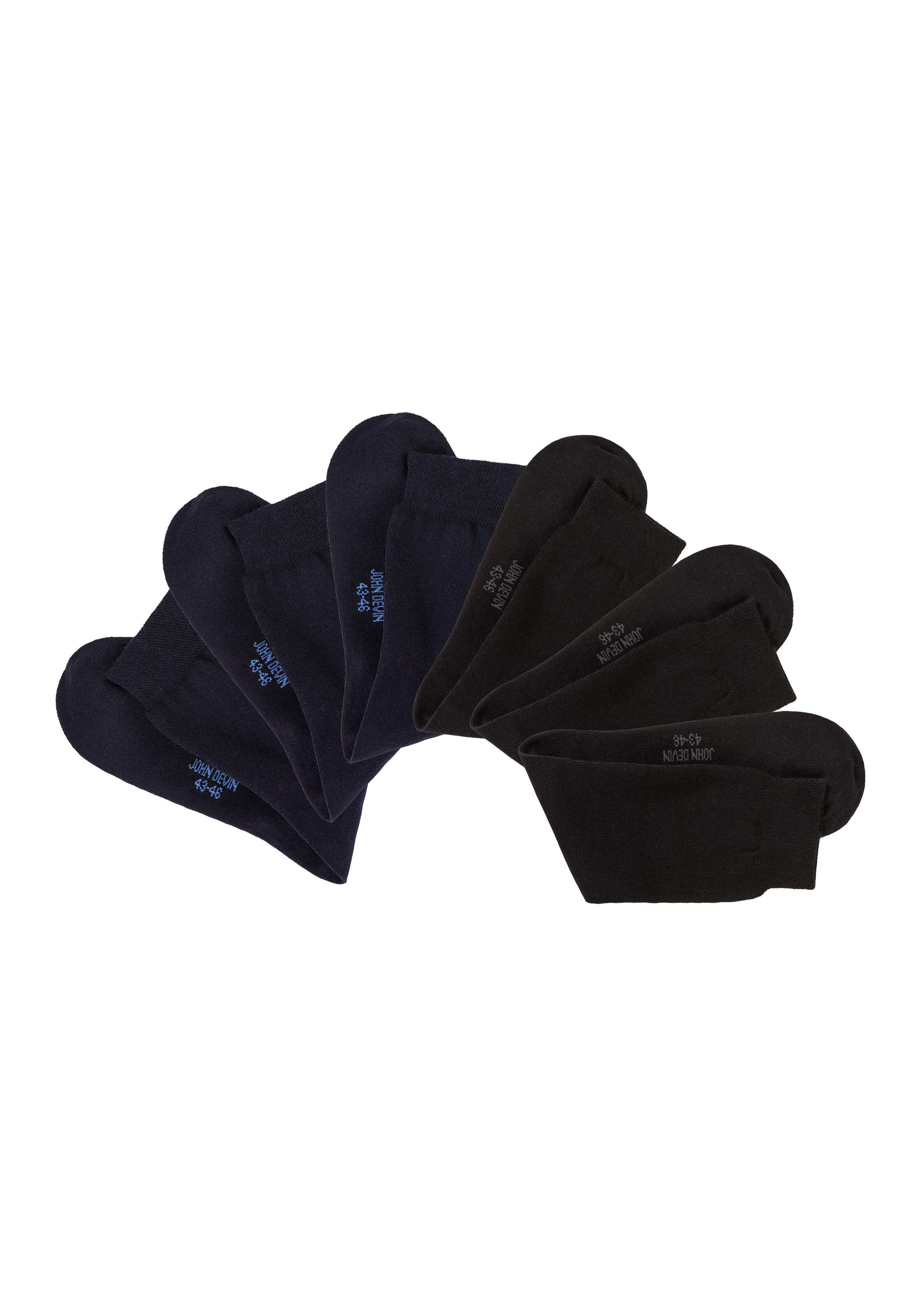 JOHN DEVIN Socken in Blau: Vorderseite