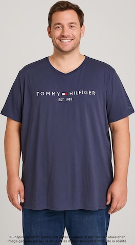 TOMMY HILFIGER T-Shirt XXXL in Blau: Vorderseite