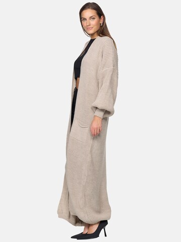 Elara Gebreide mantel in Beige