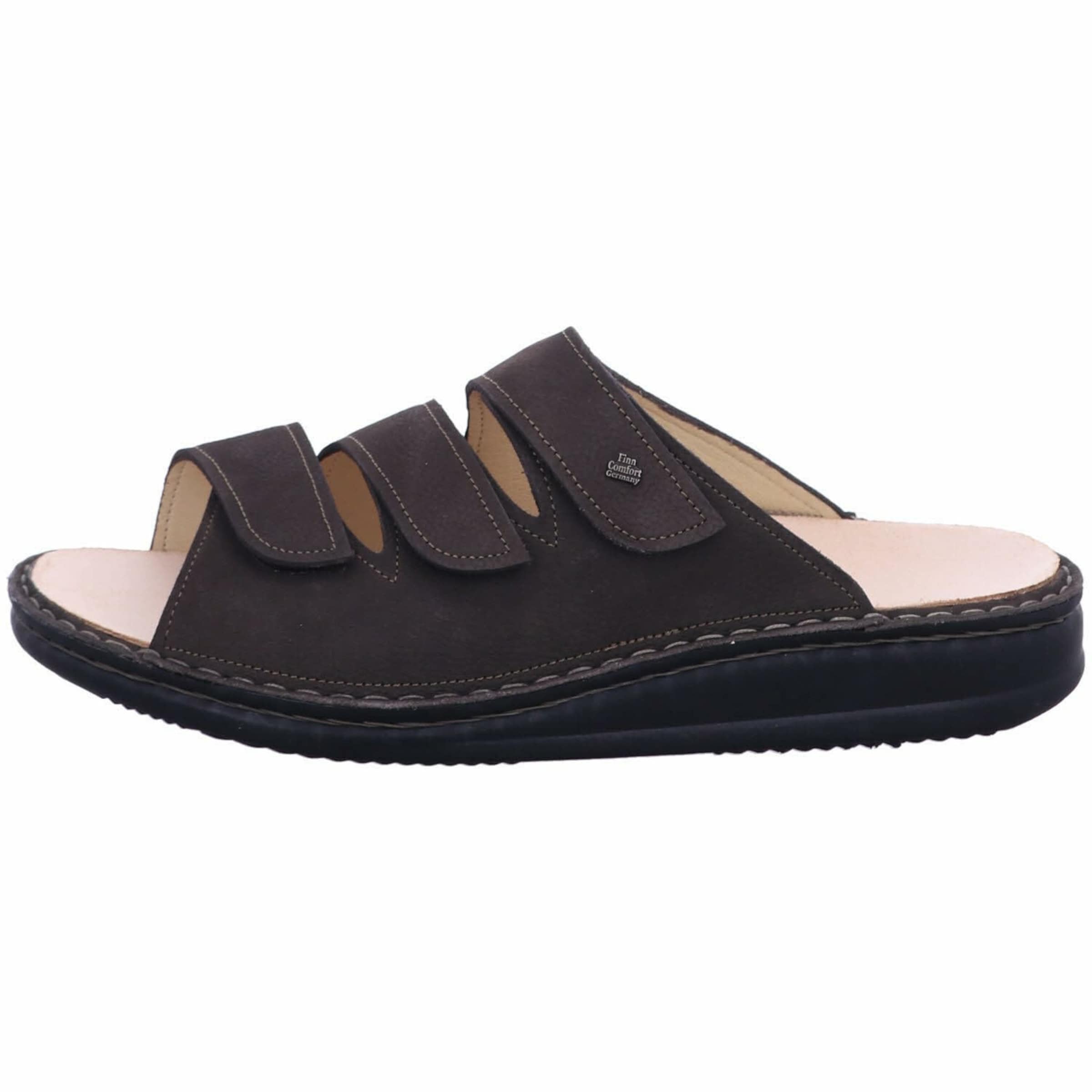 Finn Comfort Pantolette in Braun: Vorderseite