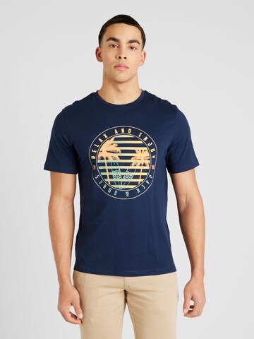 T-Shirt 'SUMMER VIBE' JACK & JONES en bleu : devant