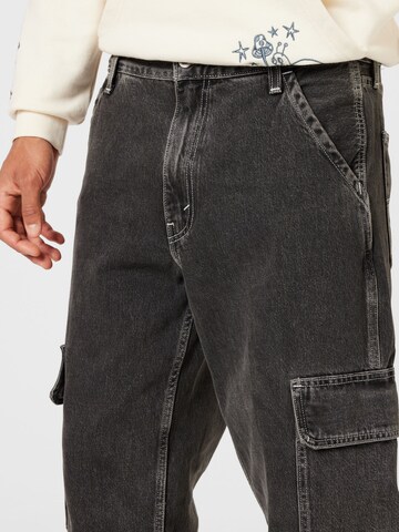 Loosefit Jeans cargo 'Silvertab Loose Cargo' LEVI'S ® en noir