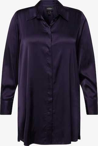 Ulla Popken Blouse in Blauw: voorkant