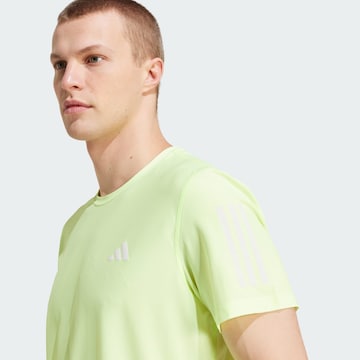 ADIDAS PERFORMANCE Functioneel shirt 'Own the Run' in Geel