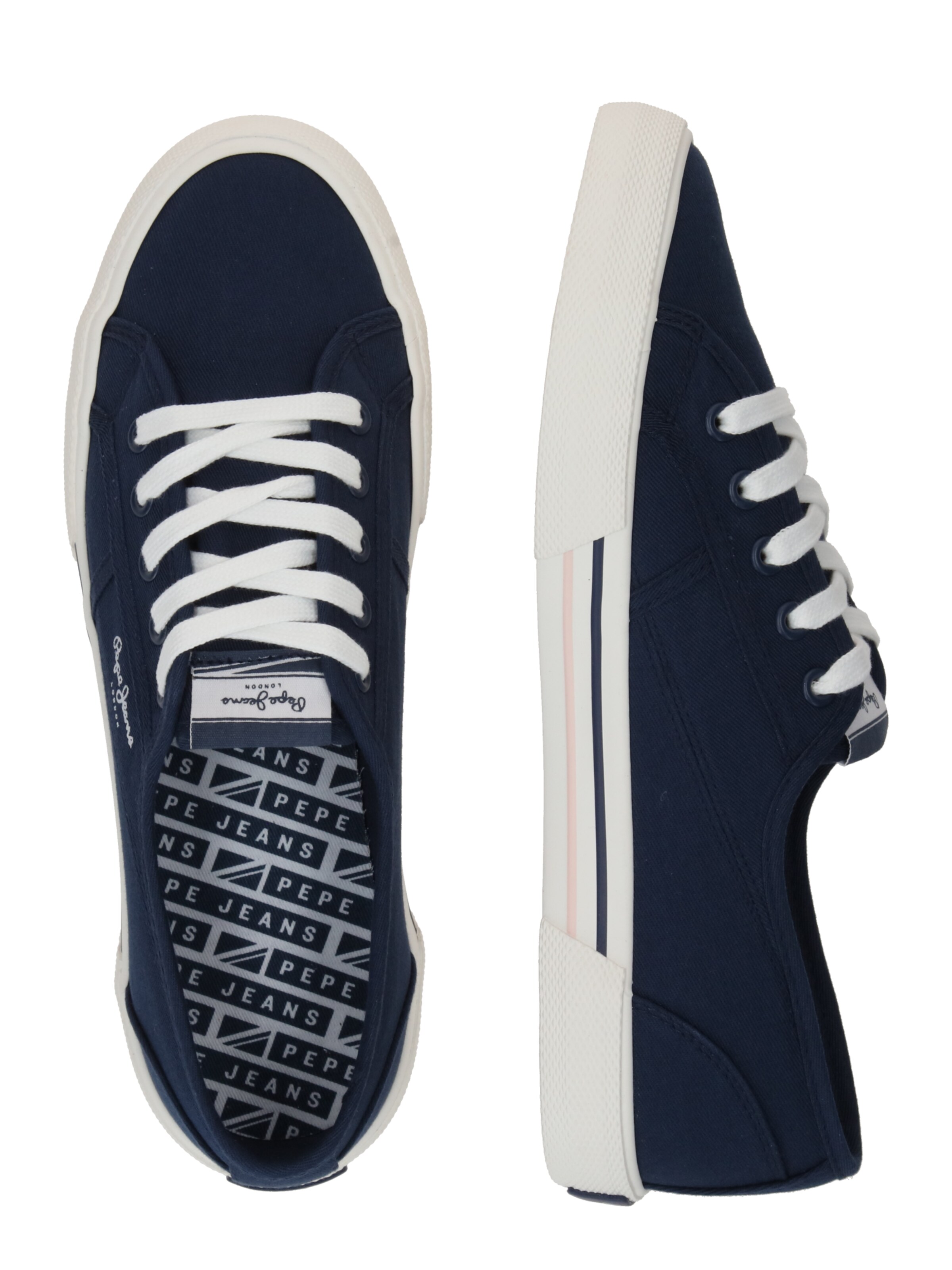 Pepe Jeans Rövid szárú sportcipők 'Brady' - kék