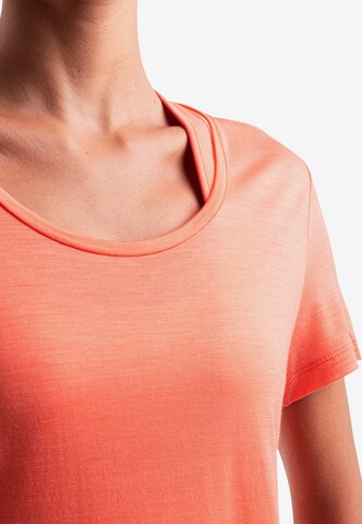 ICEBREAKER Performance shirt 'Cool-Lite Sphere III' in Orange