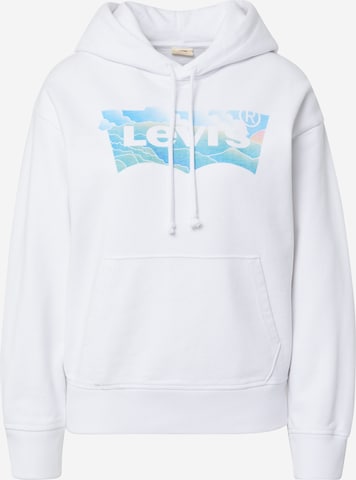 Sweat-shirt 'Graphic Standard Hoodie' LEVI'S ® en blanc : devant