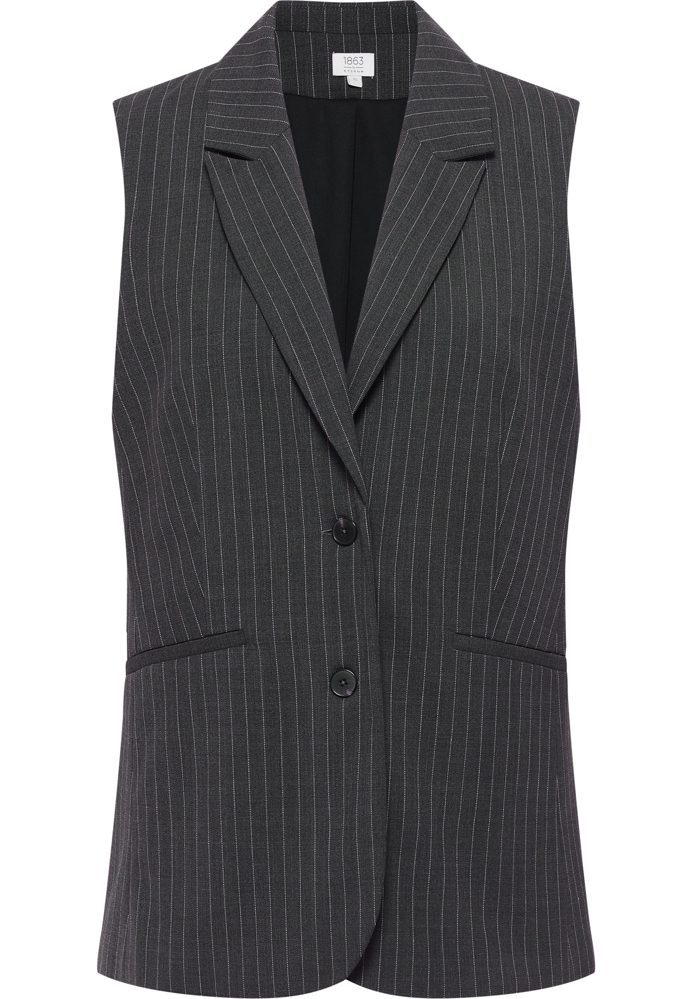 ETERNA Weste in Grau: Vorderseite
