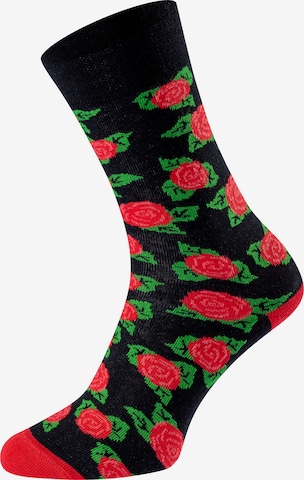 Chili Lifestyle Sokken ' Banderole Leisure Socks ' in Rood: voorkant