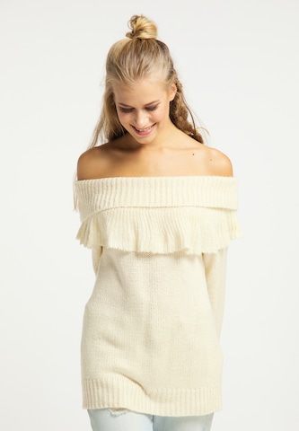 usha FESTIVAL Sweater in Yellow: front