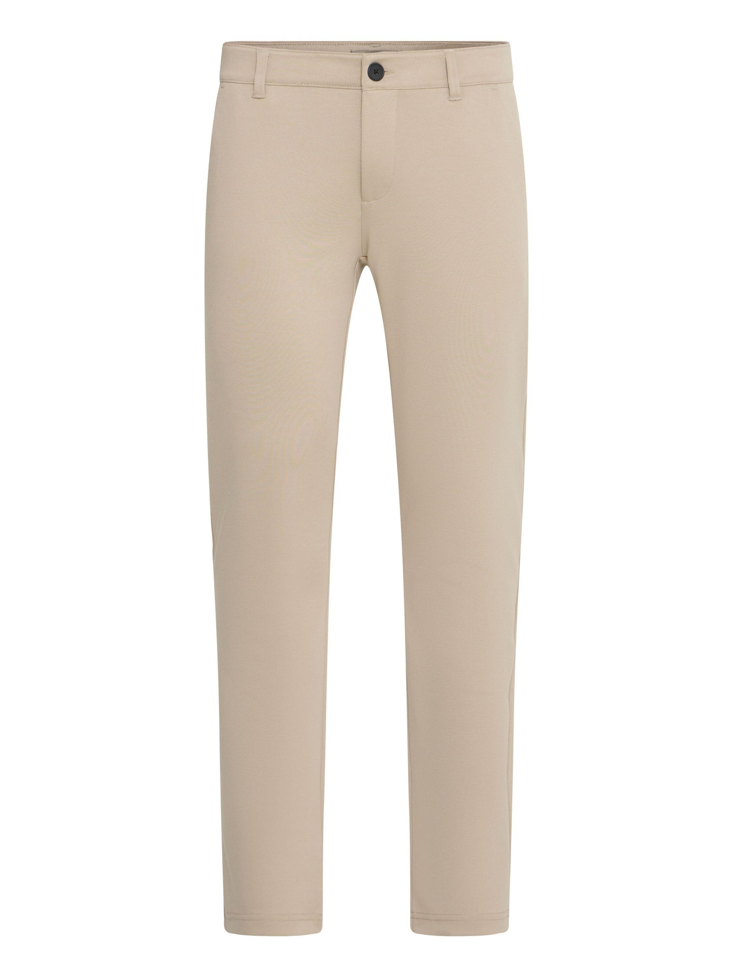 Coupe slim Pantalon chino 'BHLangford' BLEND en beige : devant
