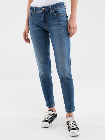 BIG STAR Slimfit Jeans 'Maggie' in Blauw: voorkant