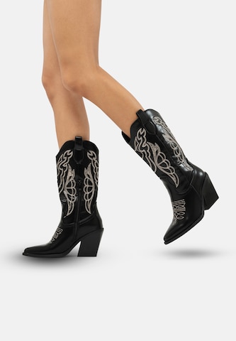 Stivale da cowboy di Salinyang in nero