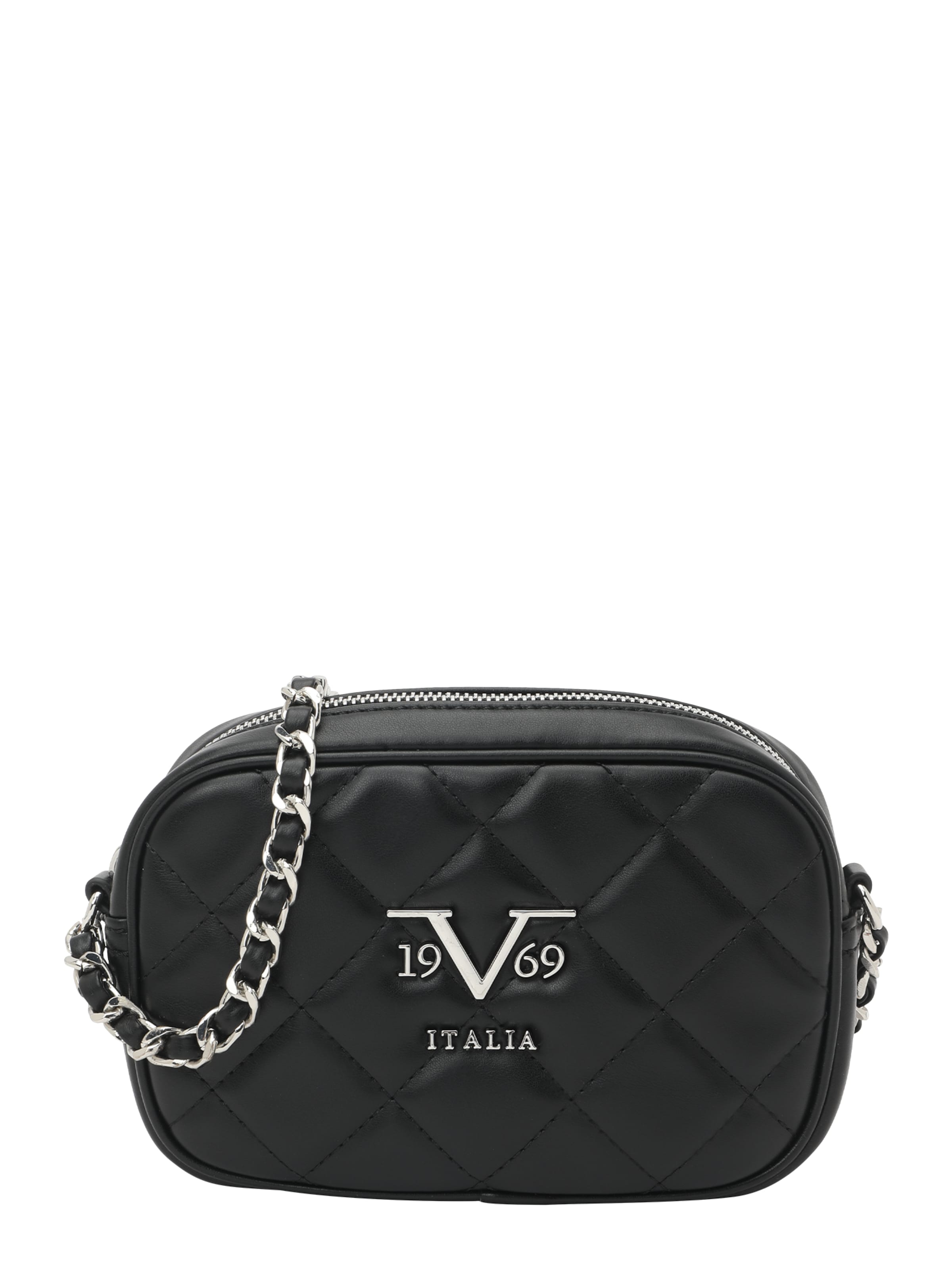 19V69 ITALIA Taška cez rameno 'VIVI' - Čierna: predná strana