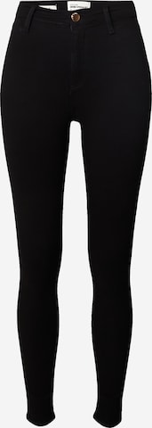 River Island Skinny Fit Дънки 'KAIA' в черно: отпред