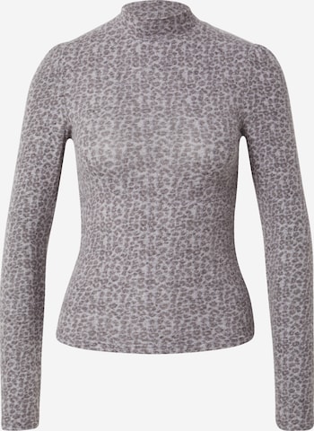 T-shirt Miss Selfridge en gris : devant