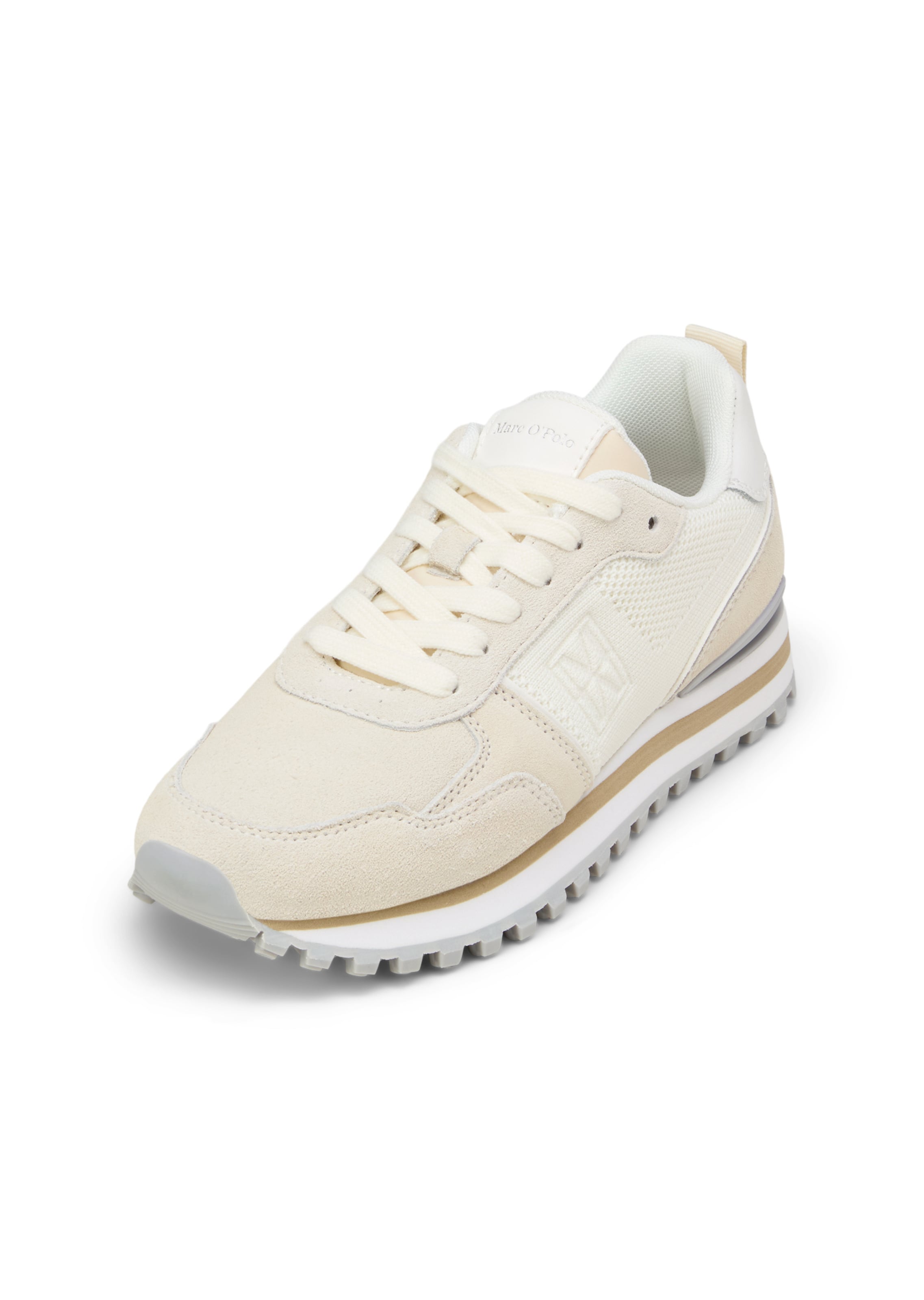 Marc O'Polo Platform trainers 'Bjorna' in Beige: front