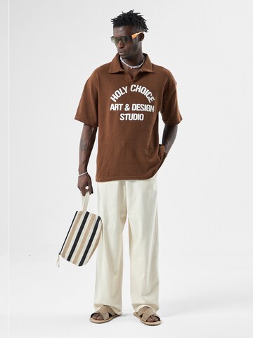 T-Shirt 'Broom' VAMOS CLO en marron