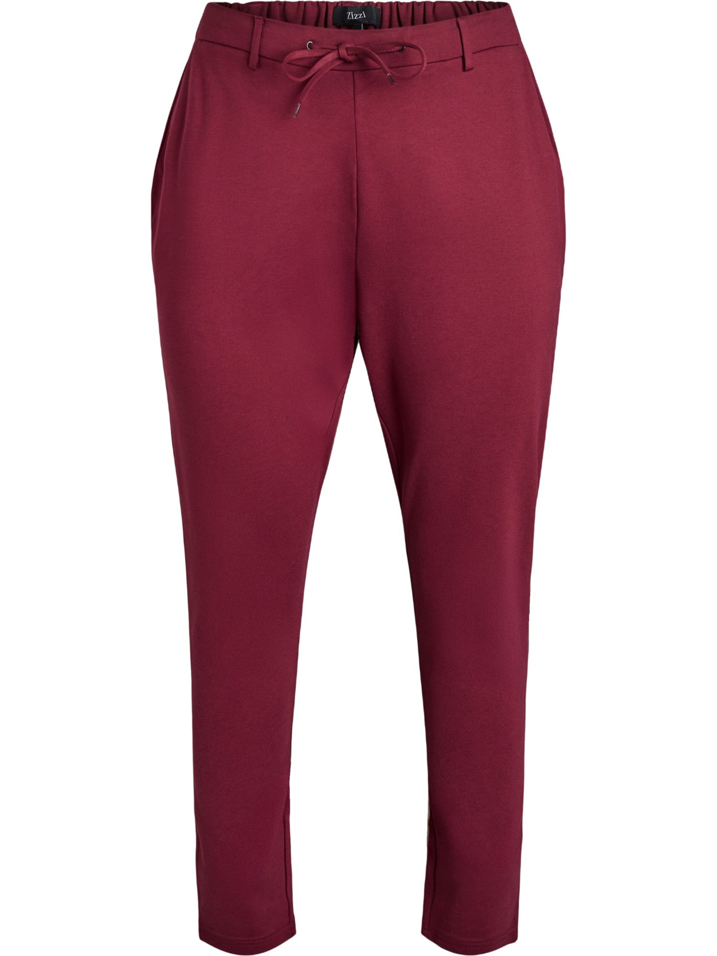Zizzi regular Παντελόνι 'JMAddison' σε κόκκινο: μπροστά