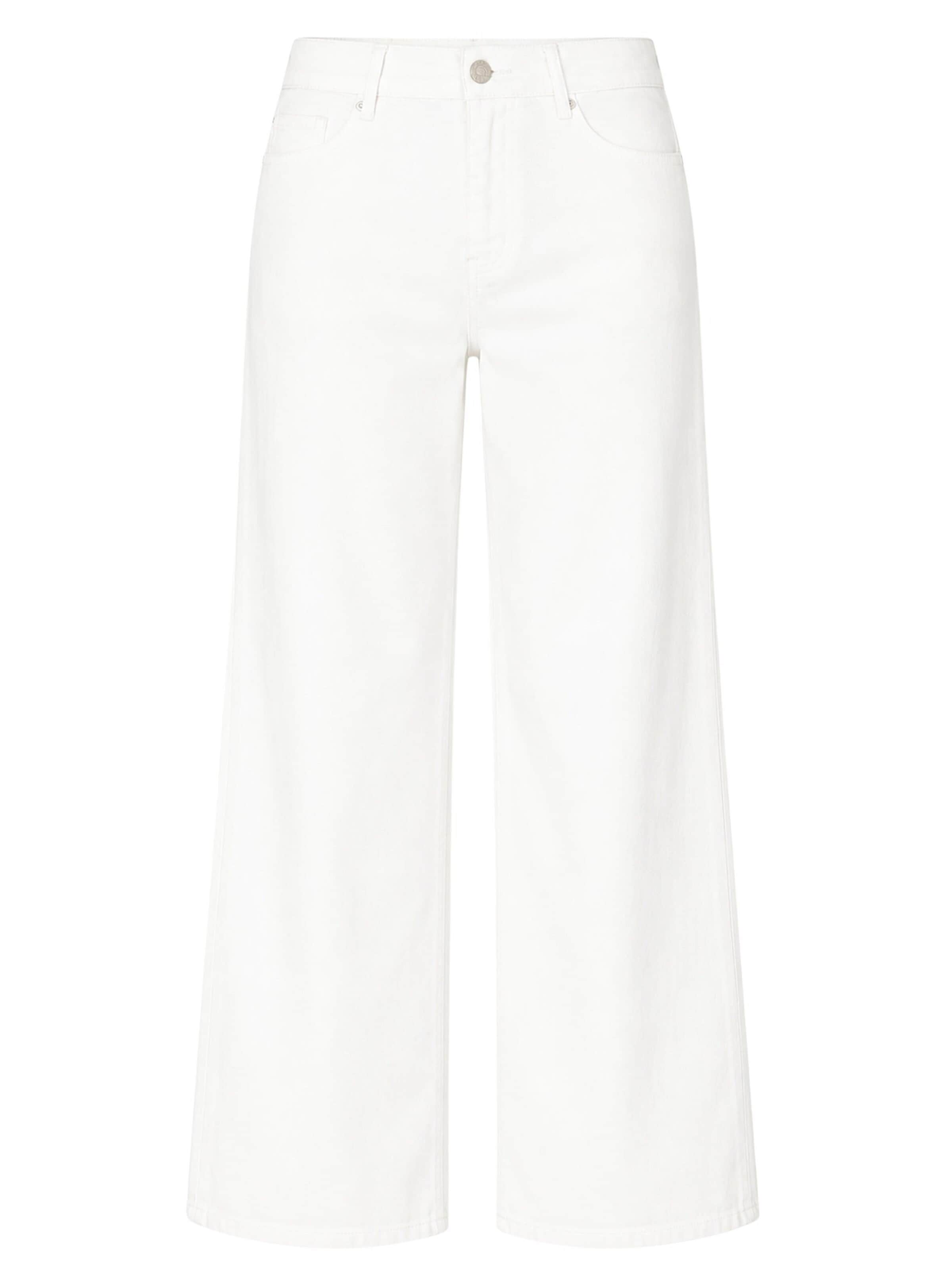 SASSYCLASSY Loosefit Hose‌‌ in Weiß: Vorderseite