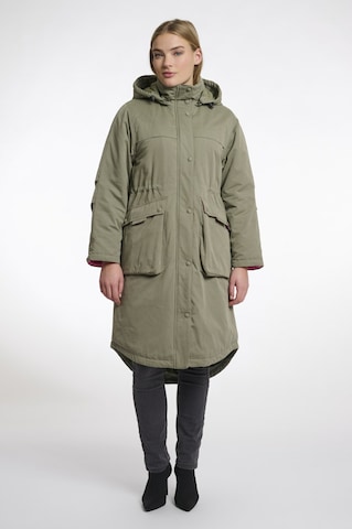 RINO & PELLE Winter coat in Green: front