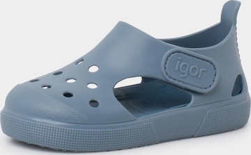Claquettes / Tongs IGOR en bleu : devant