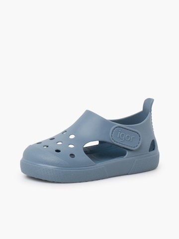 IGOR Beach & Pool Shoes in Blue: front
