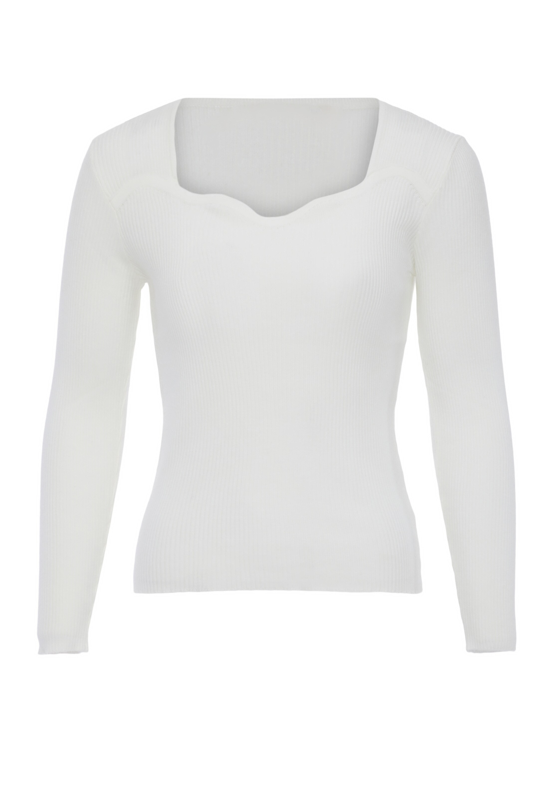 aleva Pullover in Weiß: Vorderseite