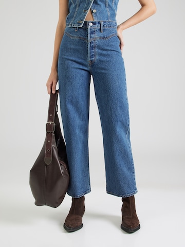 Regular Jean 'RIBCAGE WESTERN YOKE' LEVI'S ® en bleu : devant